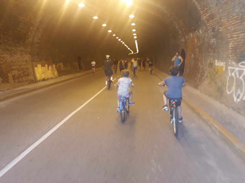 Illia Tunnel, under Parque España